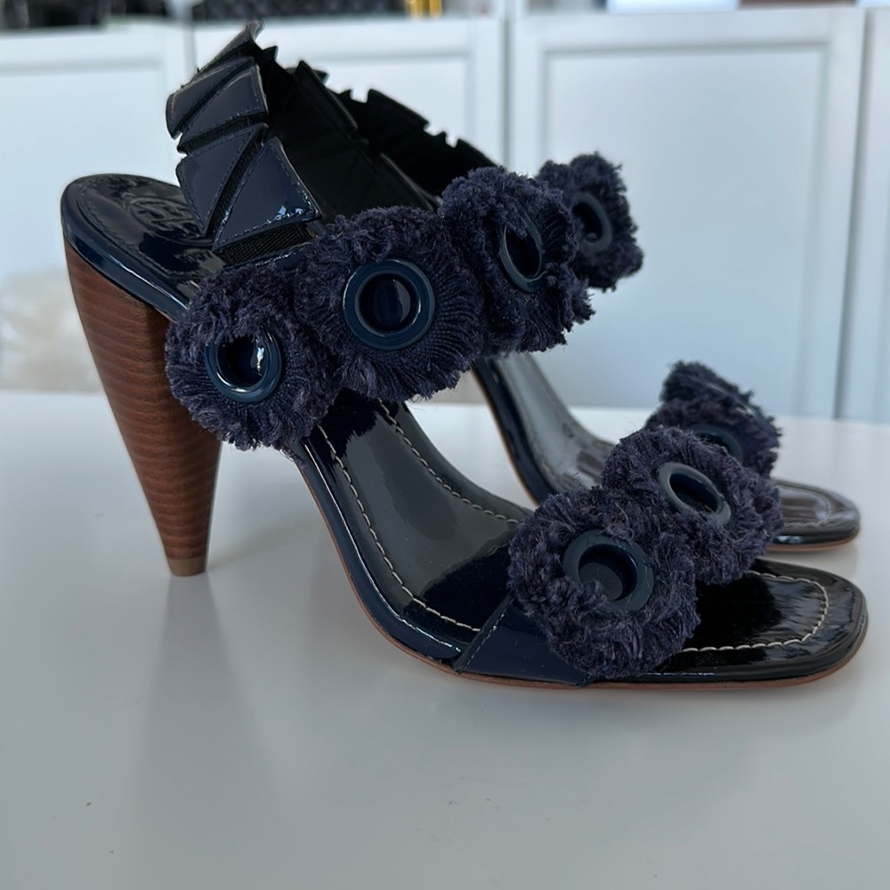 Tory Burch Floral Heels